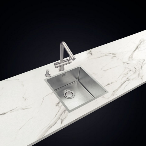 Cuba Inox Quadrum Tramontina 40 x 40 cm - Imagem 2
