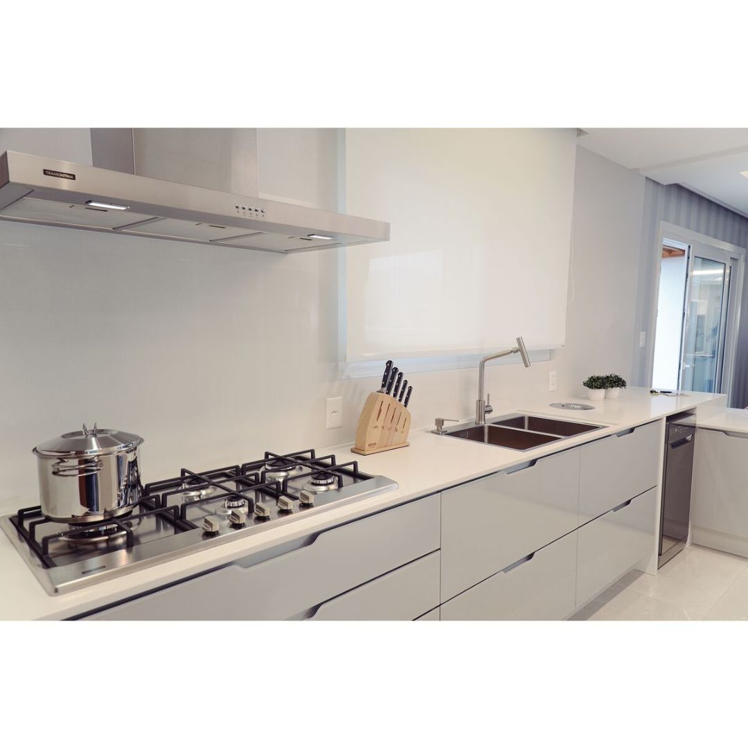Cooktop Tramontina Penta Plus Aço Inox com Tempres em Ferro, 5GX TRI SS 90- 94752104 - Imagem 5