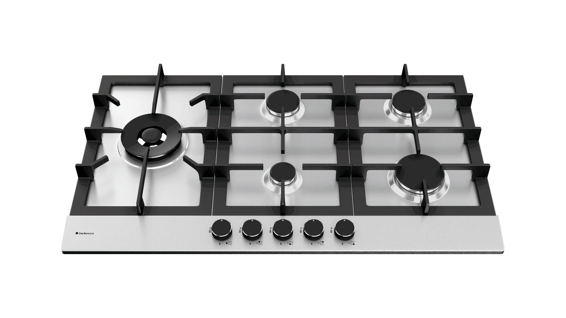 Cooktop Zurique Aço inox 90cm.
