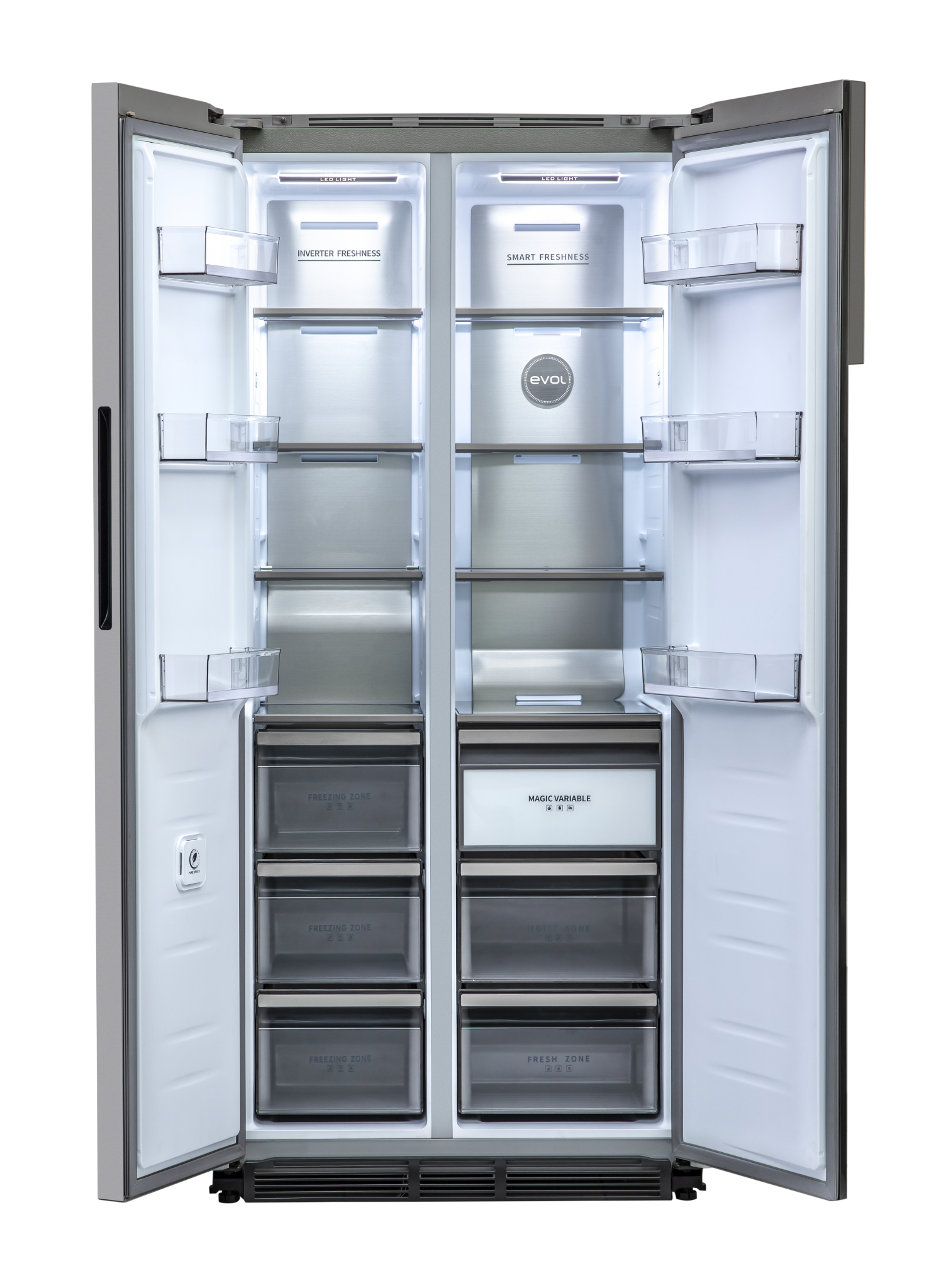 Refrigerador Side By Side Evol - Imagem 3