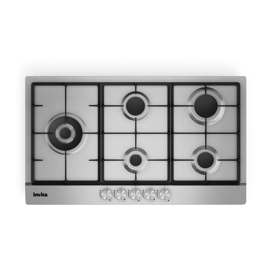 Cooktop Invita a Gás Inox 90 cm